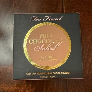Too Faced Milk Chocolate Soleil Bronzer- light to medium $38 retail!